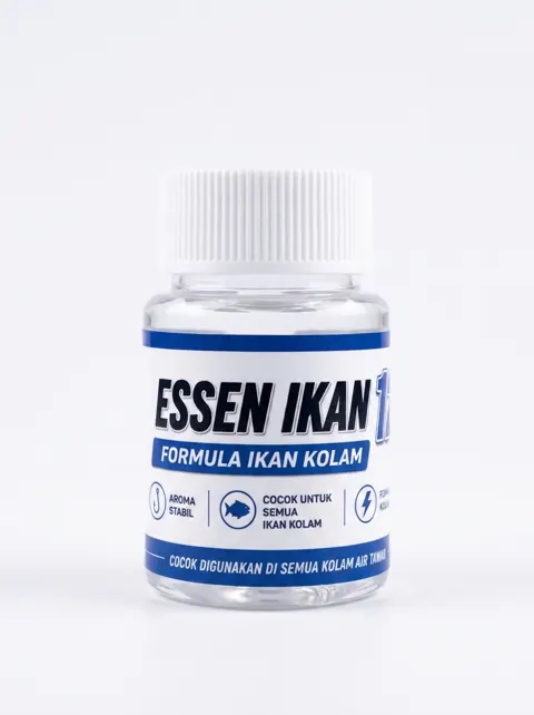 Botol Fertani Essen Ikan 120X formula ikan kolam