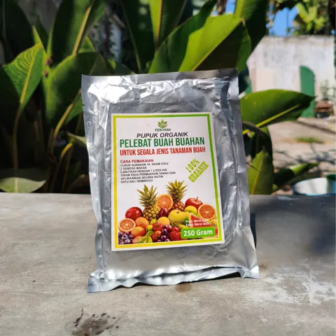 Kemasan Fertani Pupuk Organik Pelebat Buah Buahan 250 gram
